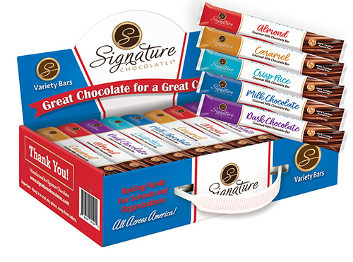 Signature Chocolate 1$ candy bars